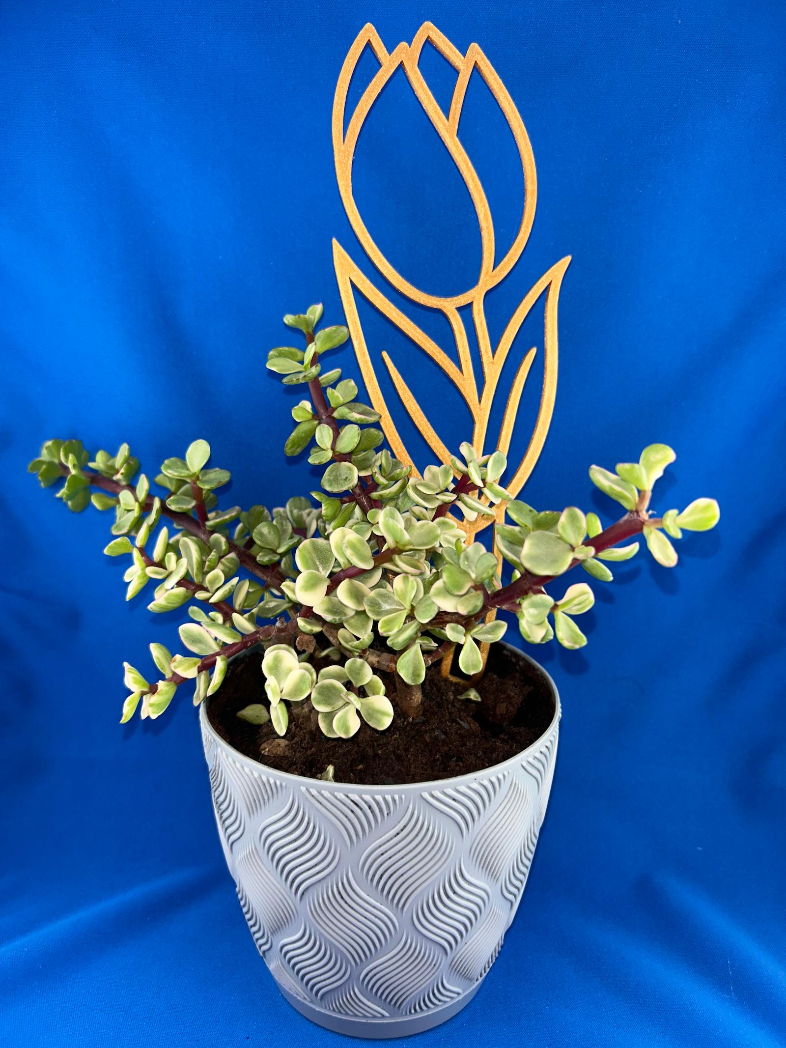 Podpórki na kwiatki wykonane w technologii druku 3D